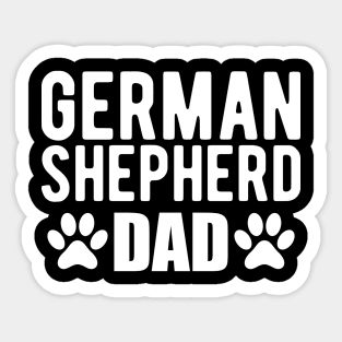 German Shepherd Dad Sticker